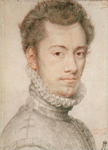 Etienne Dumonstier (1540-1603), ca 1570 av Daniel Dumonstier or Dumoustier