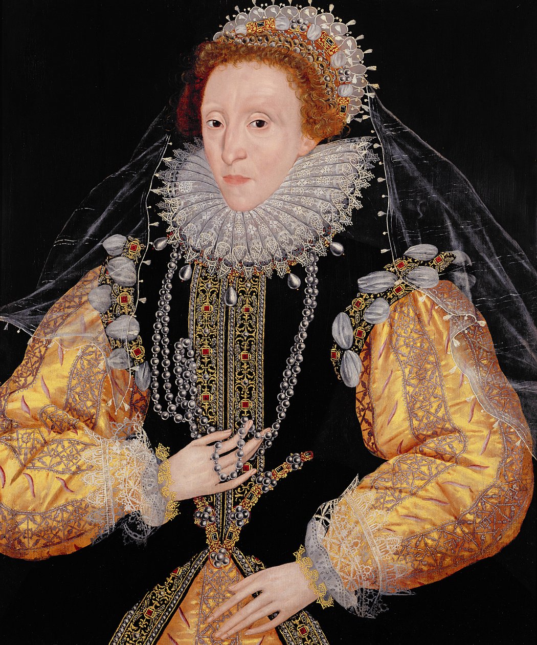 Porträtt av drottning Elizabeth I, ca 1586 av Federico Zuccari or Zuccaro
