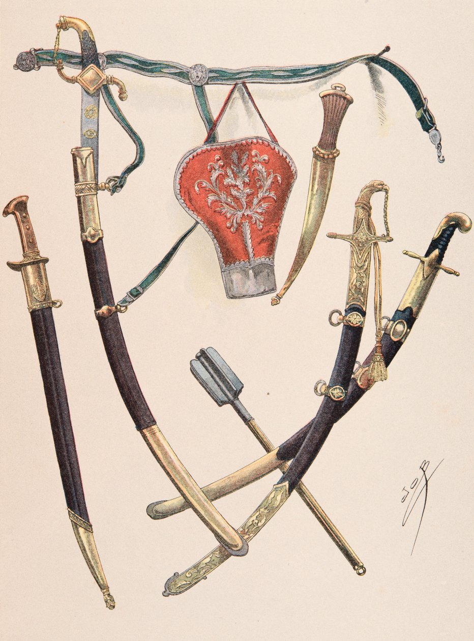 Jacques Marie Gaston Onfroy de Breville dit JOB (1858-1931) - Alltid de franska truppernas outfit: Arms a l