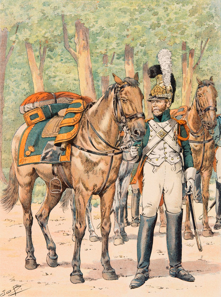 Jacques Marie Gaston Onfroy de Breville dit JOB (1858-1931) - Alltid de franska truppernas outfit: Dragons de France (1814 - 1815), Privat samling av pseudonym for Onfray de Breville Jacques Job