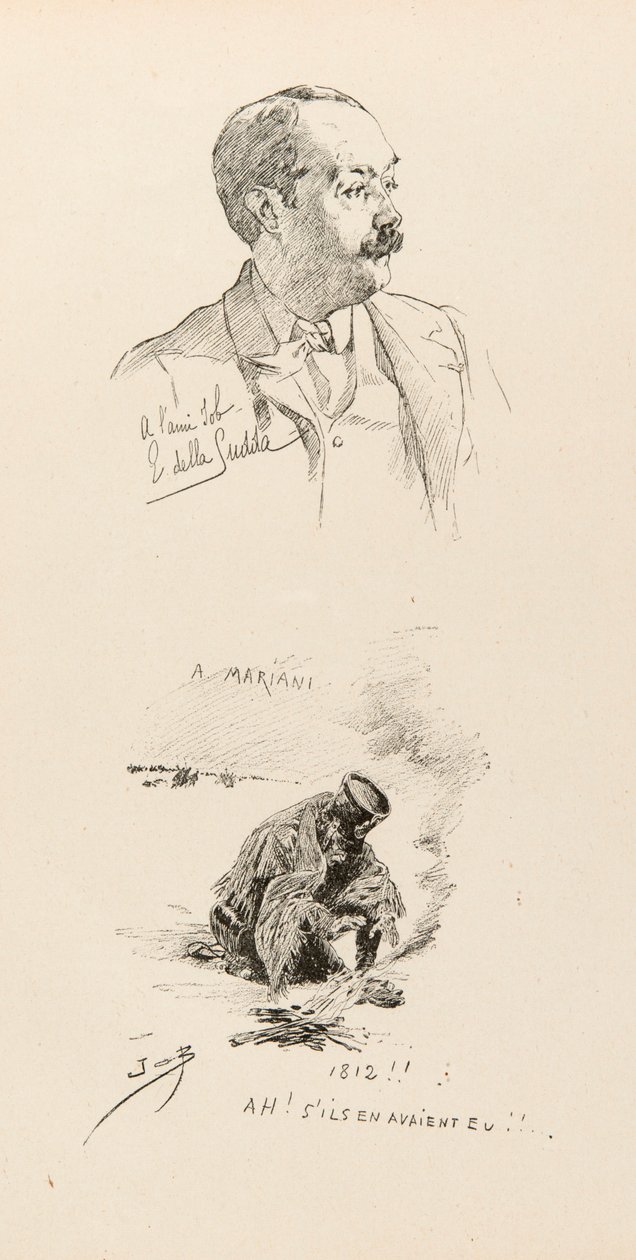 Porträtt av Job (Jacques Marie Gaston Onfroy de Breville av pseudonym for Onfray de Breville Jacques Job