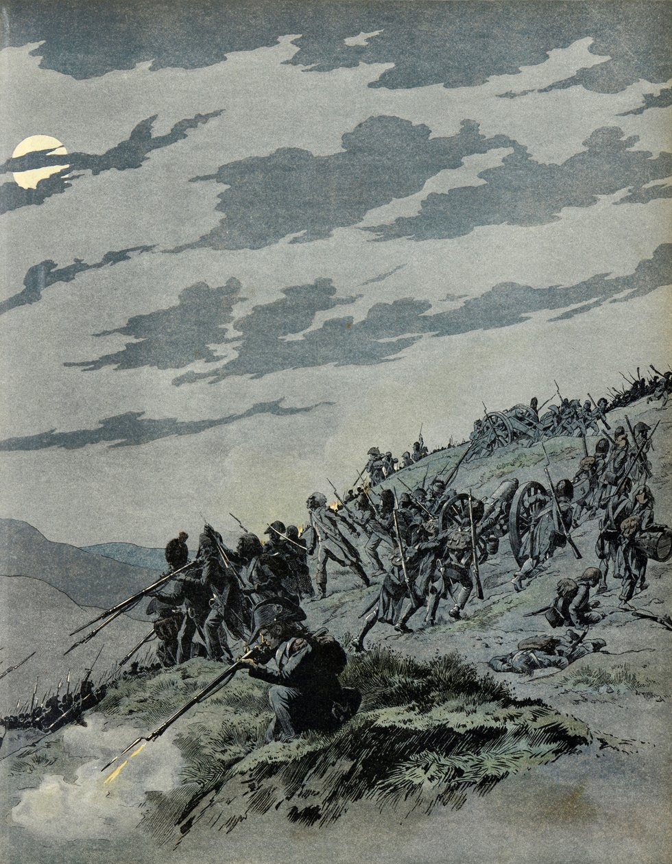 Pyrenéernas armé mot spanjorerna - Theophile Malo Corret de La Tour (eller Latour) d