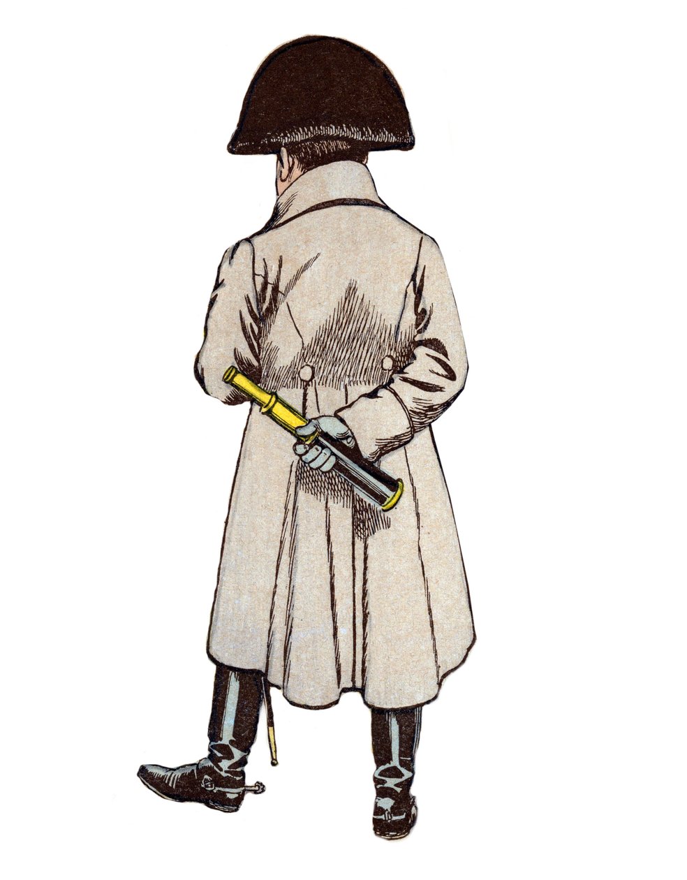 Porträtt av Napoleon Bonaparte - litografi av Job (Jacques Onfroy de Breville) från "" Le Grand Napoleon des Petites Enfants""" 1893 av pseudonym for Onfray de Breville Jacques Job