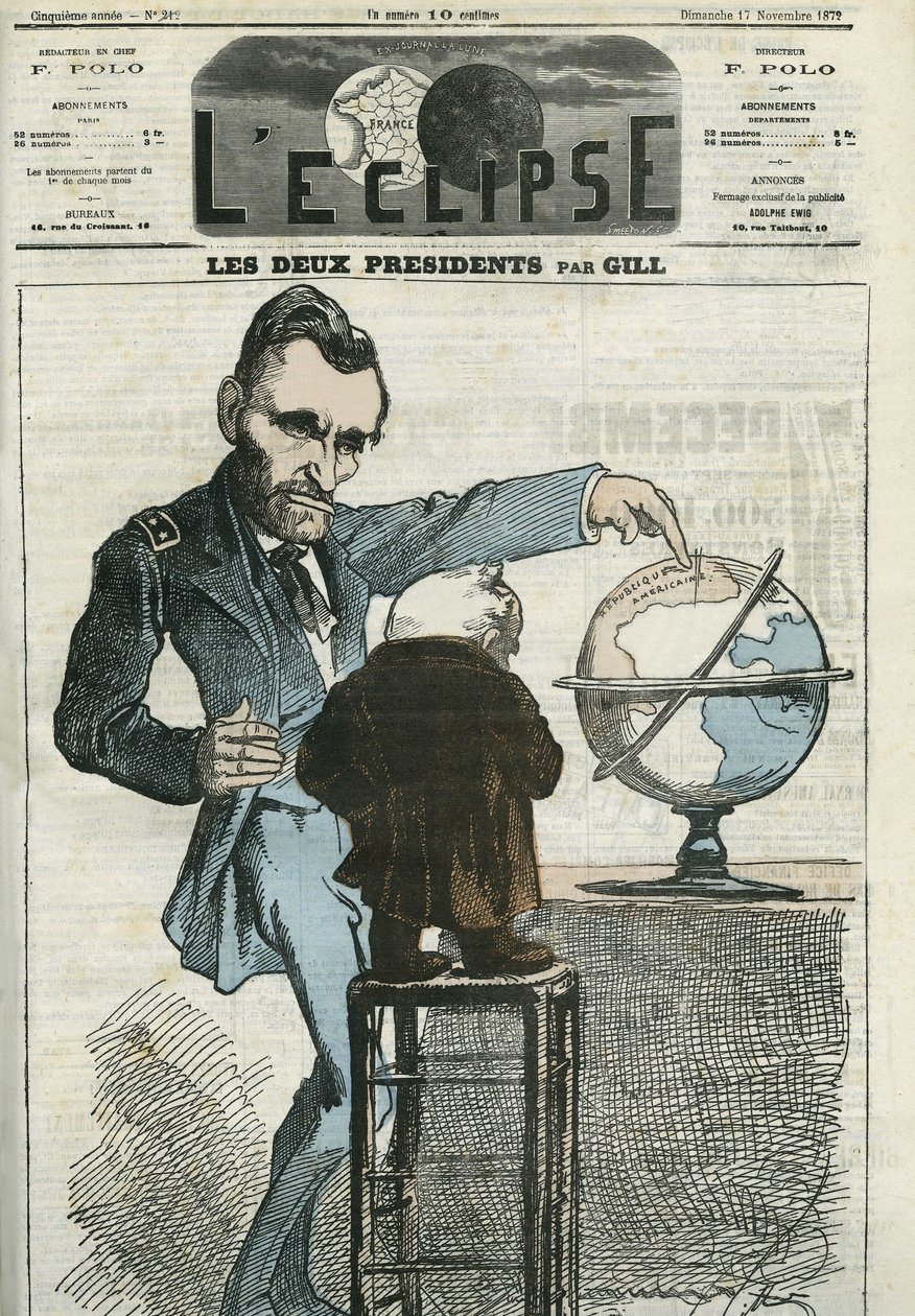 De två presidenterna, Ulysses Simpson Grant av pseudonym for Onfray de Breville Job