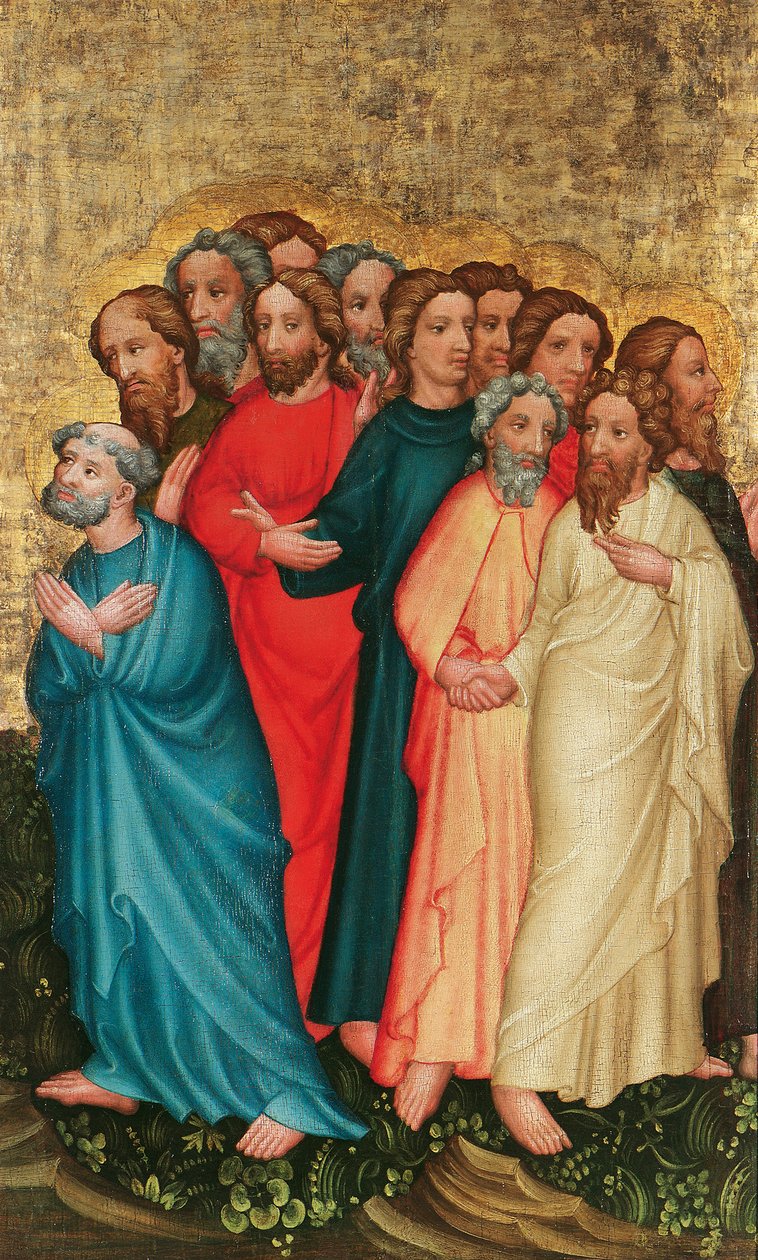 Aposteln Abschied av Österreichischer oder böhmischer Maler