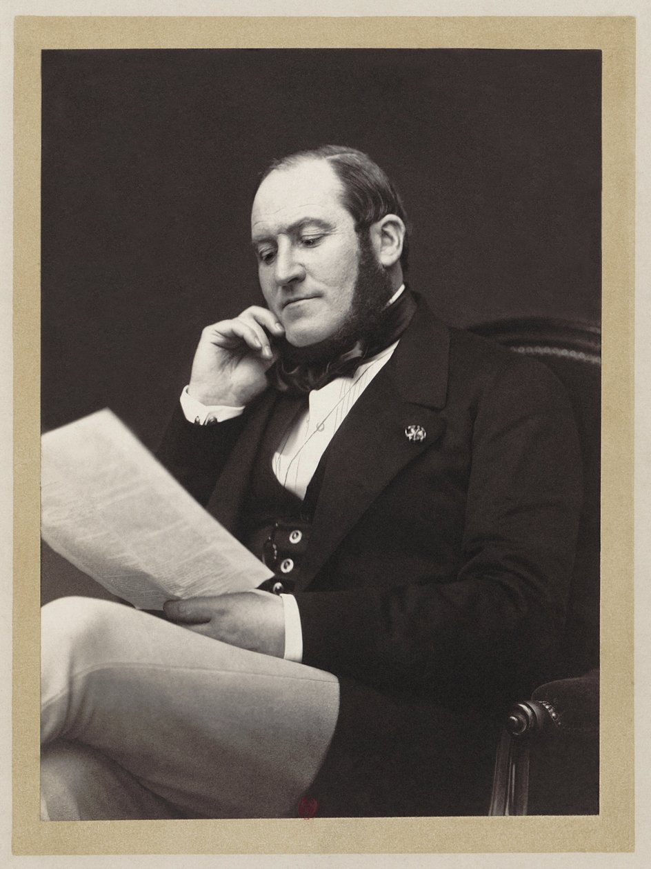 Baron Georges-Eugène Haussmann (1809-1891), prefekt i Paris, urbanist i Napoleon III:s Paris av stitch and restoration by Jebulon UnknownUnknown . Upload