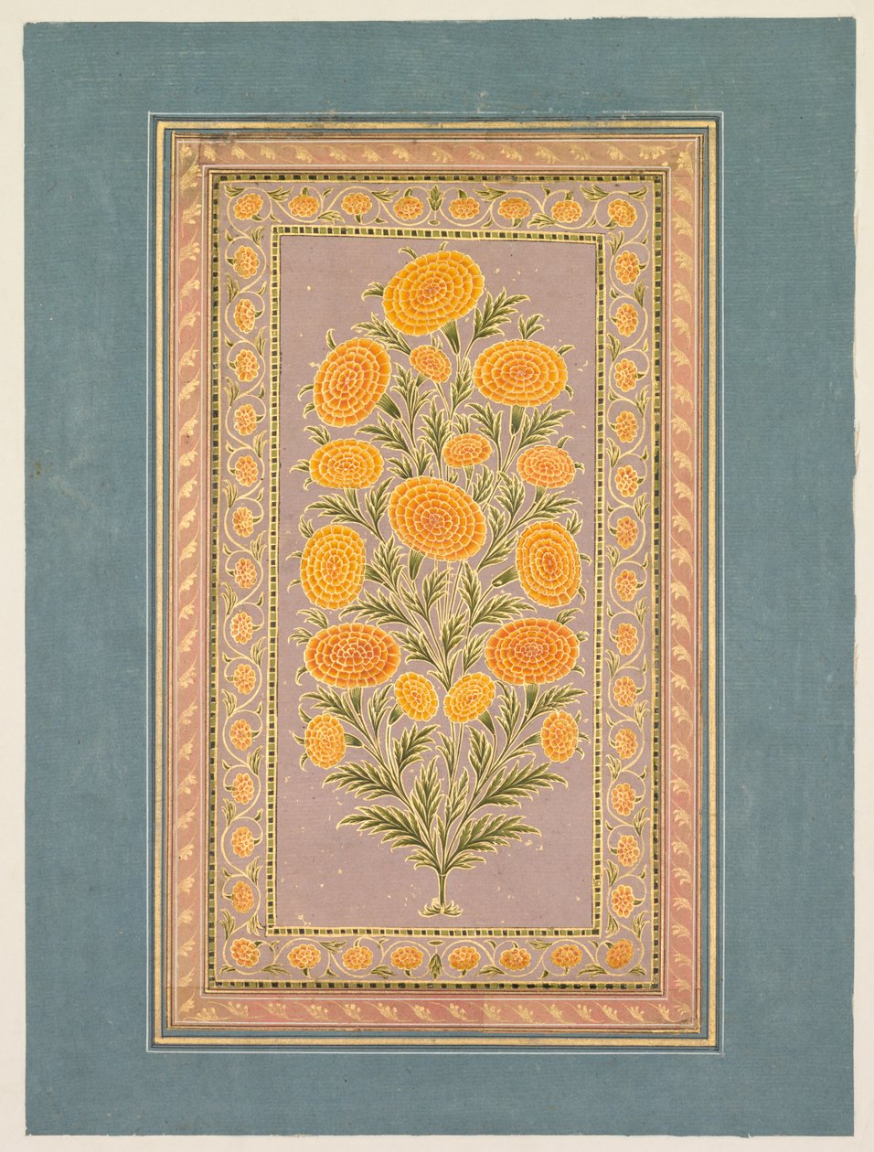 Blommande ringblomma av style of Hunhar II