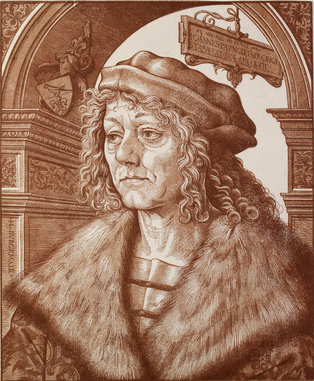 Porträtt av Johannes Paumgartner, 1512 av the Elder Hans Burgkmair