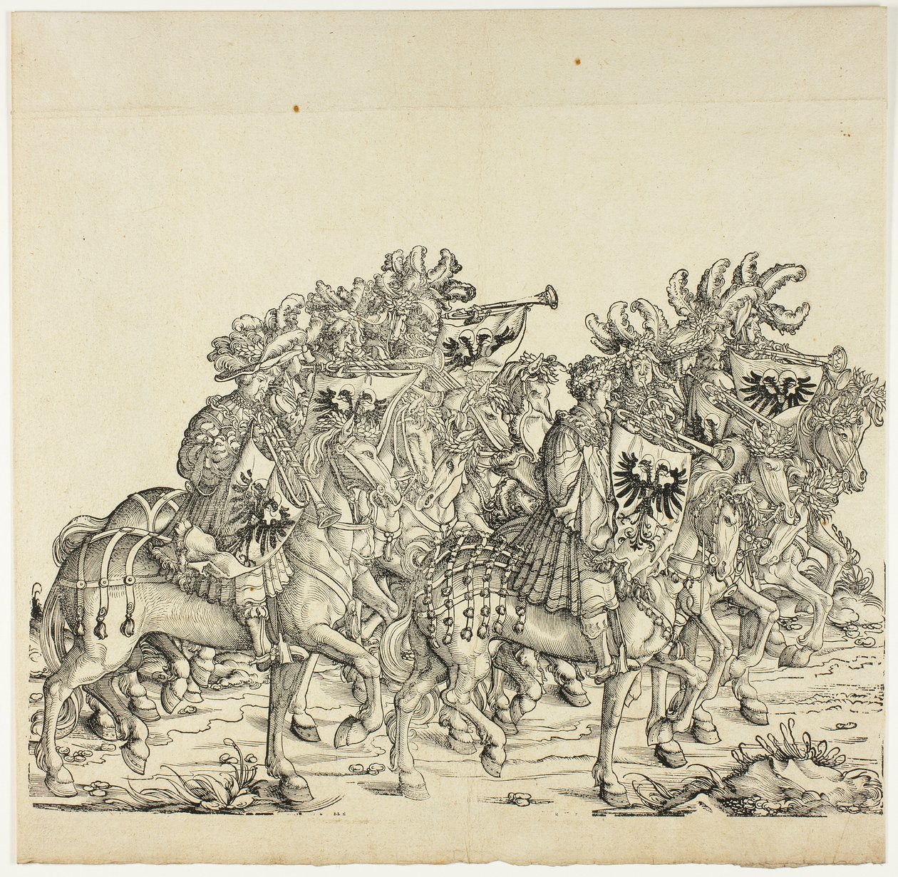 Maximilians triumf av the Elder Hans Burgkmair