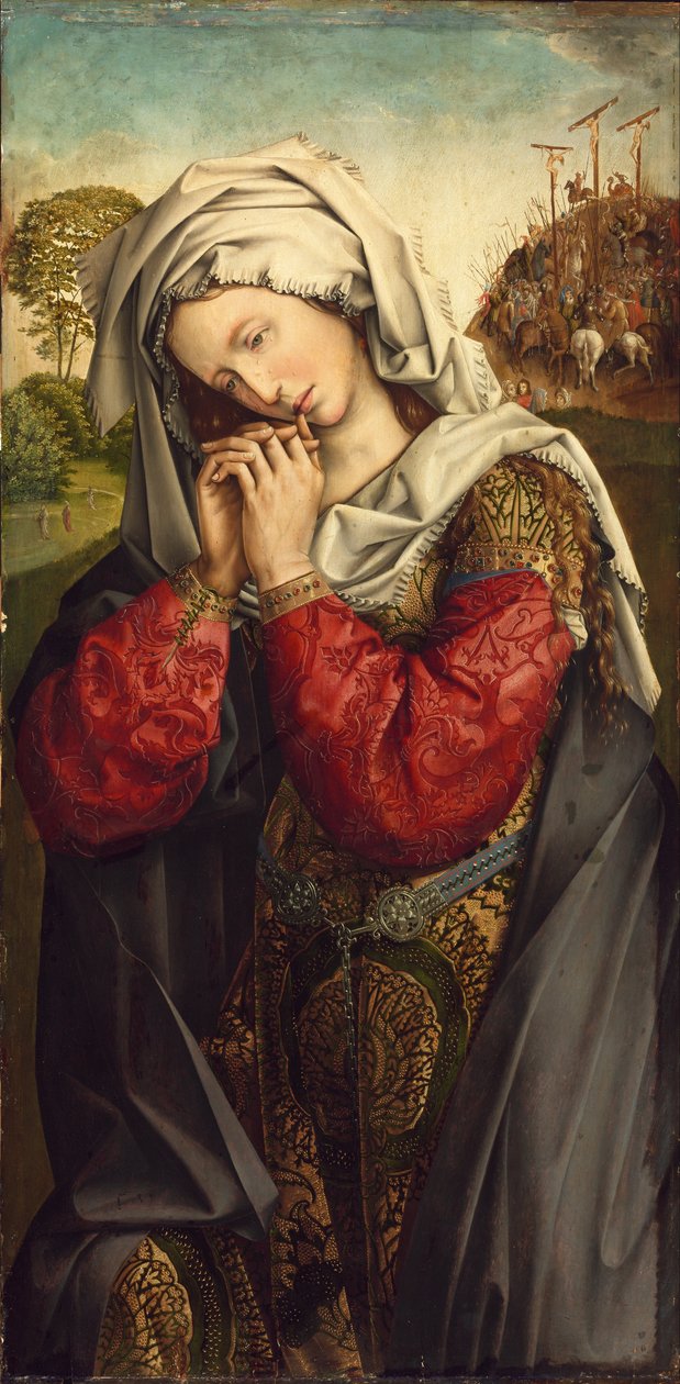 Holländska: Marie-Madeleine Den sörjande Maria Magdalena av Unknown artist