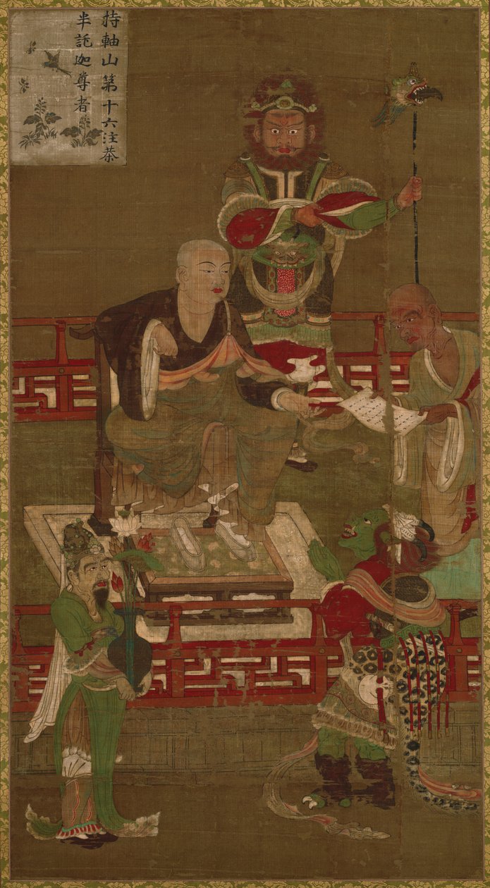 Sextonde Arhat, Chudapanthaka av Unknown artist