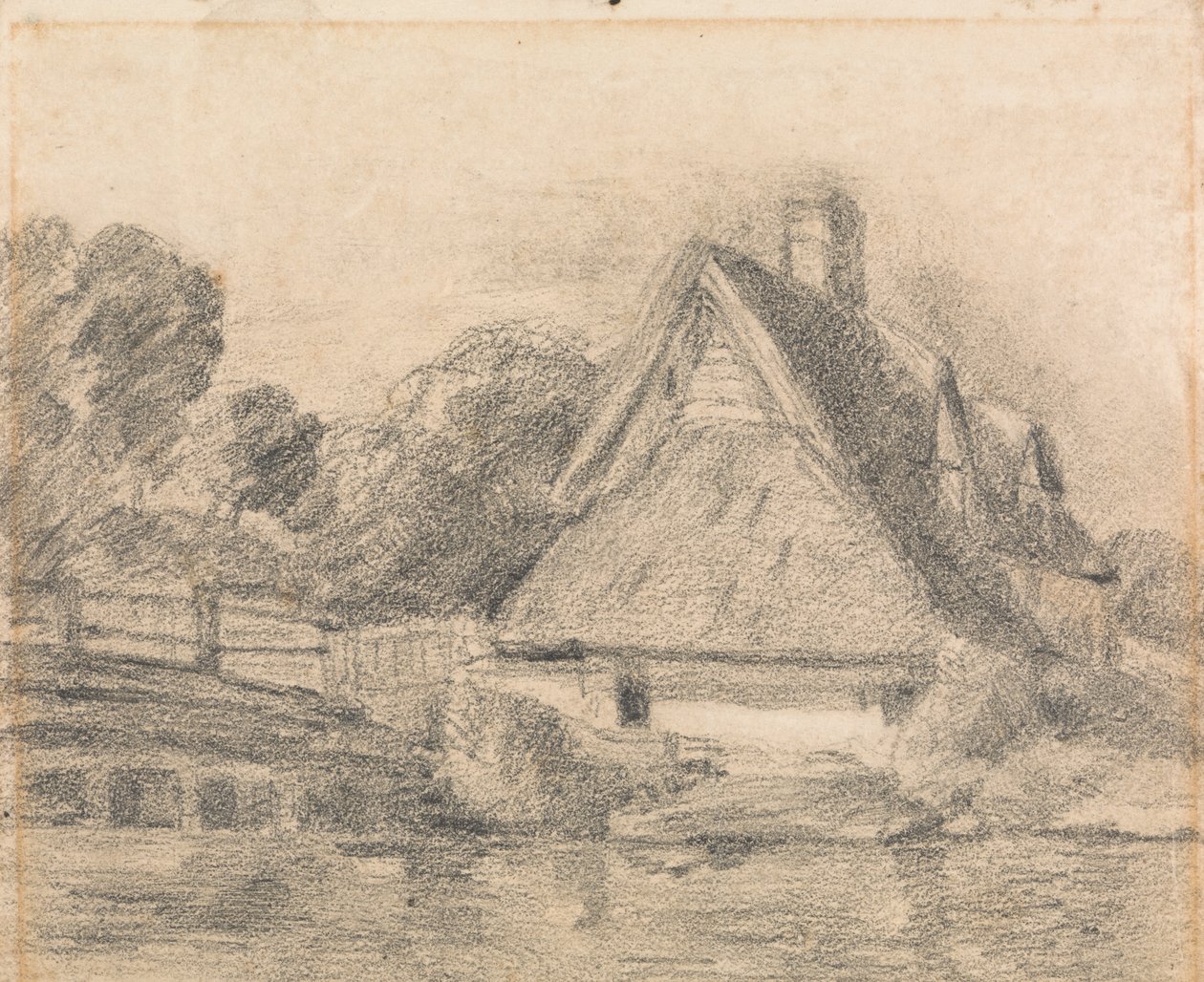 Flatford Cottage av unknown artist
formerly John Constable