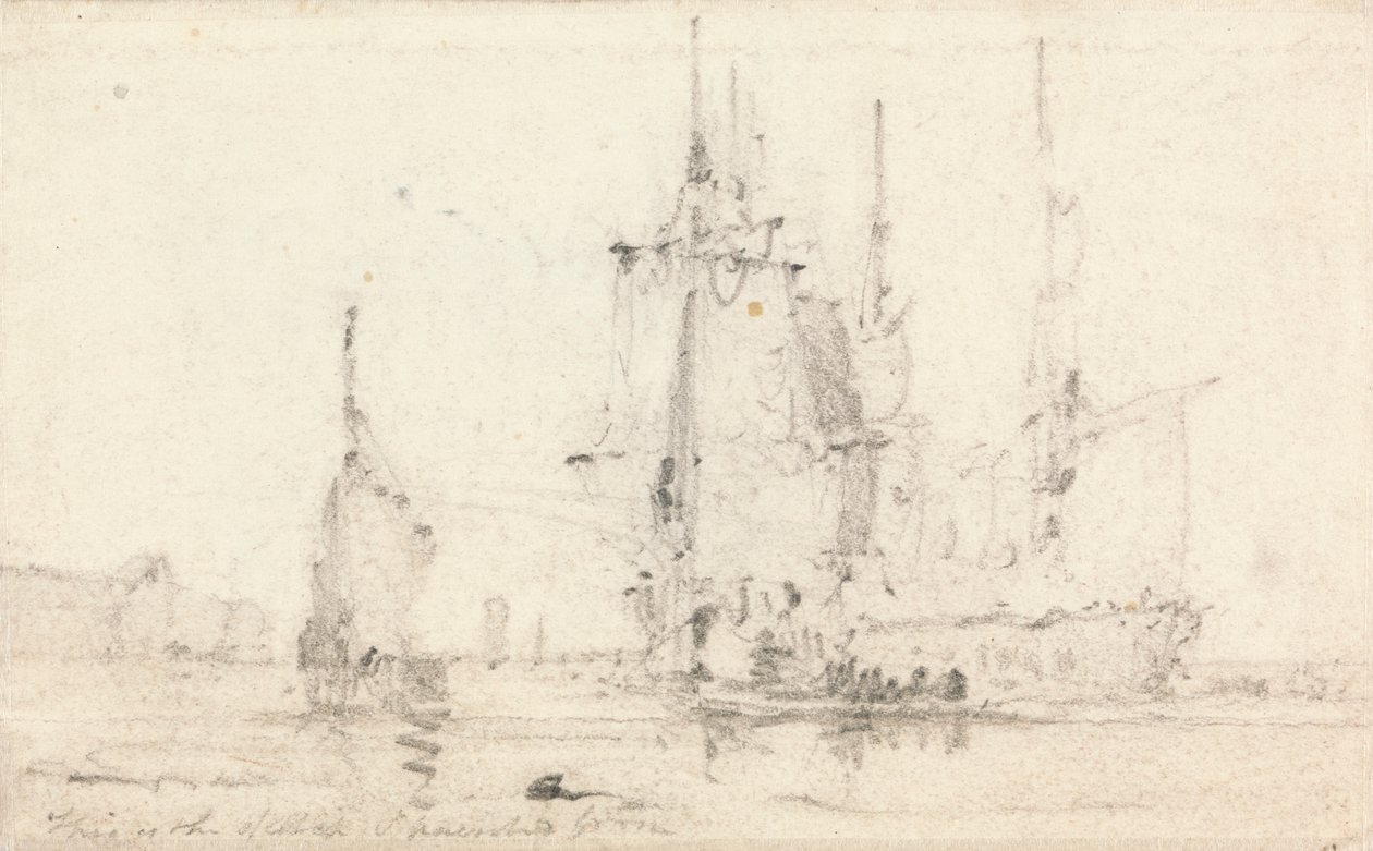 Fartyg nära kusten av unknown artist
formerly John Constable