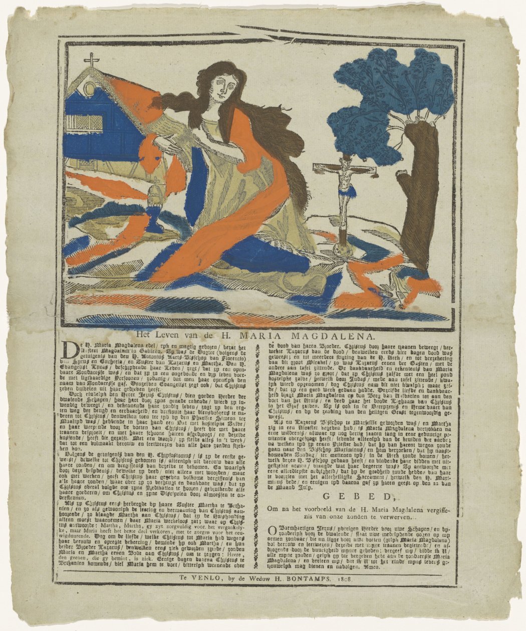 The Life of Saint Mary Magdalene (titel på objektet) av weduwe H. Bontamps