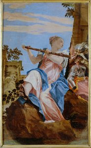 Allegory of Peace (målning på duk) av (1528-88) Veronese