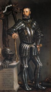 Porträtt av Pase Guarienti av Paolo Caliari (1528-1588), olja på duk