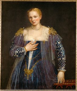 Porträtt av en kvinna, kallad "La bella Nani" ...