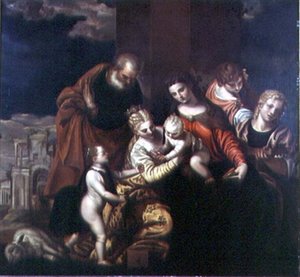 St. Catherines mystiska äktenskap av Veronese