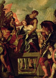 Martyrdom of St. Menas (d.c.300) (olja på duk) av Veronese