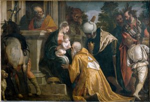 Visarnas tillbedjan (målning av Veronese