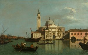 San Giorgio Maggiore-kyrkan, Venedig, ca 1740 (olja på duk)