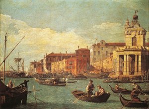 Custom House och Giudecca-kanalen