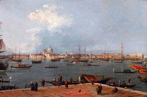 Venedig: Bacino di San Marco från San Giorgio Maggiore (målning)