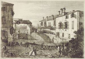 Doloporten (etsning) av Canaletto