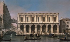 Suckarnas bro (olja på duk) av Canaletto