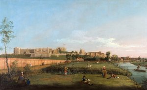 Windsor Castle från sydöstra av Canaletto