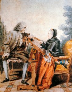 Porträtt av Voltaire