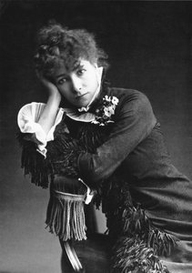 Sarah Bernhardt (1844-1923), foto av Nadar 1877