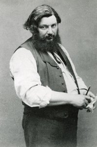 Gustave Courbet (svartvitt foto)