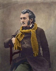 Gustave Dore (1832-1883) av Felix Nadar - senare färgläggning av Nadar