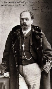 Porträtt av Emile Zola (1840 - 1902) av Nadar. av Nadar