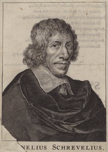 Cornelis Shrevel, holländsk läkare och forskare (gravyr)