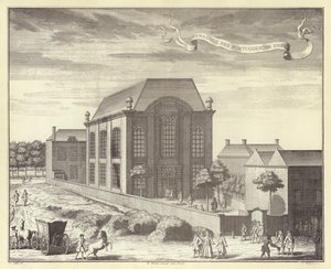 Den portugisiska synagogan, Amsterdam (gravyr)