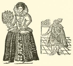 Illustration till The Roxburghe Ballads (träsnitt)