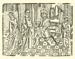 Illustration till The Roxburghe Ballads (träsnitt) av (after) English School