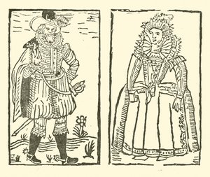 Illustration till The Roxburghe Ballads (träsnitt) av (after) English School