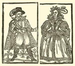 Illustration till The Roxburghe Ballads (träsnitt) av (after) English School