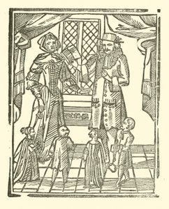 Illustration till The Roxburghe Ballads (träsnitt) av (after) English School