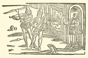 Illustration till The Roxburghe Ballads (träsnitt) av (after) English School