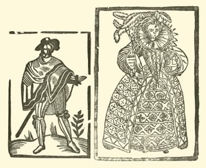 Illustration till The Roxburghe Ballads (träsnitt) av (after) English School