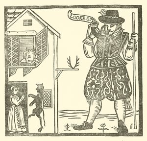 Illustration till The Roxburghe Ballads (träsnitt) av (after) English School