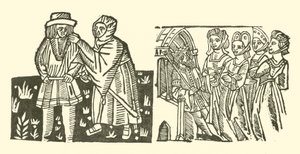 Illustration till The Roxburghe Ballads (träsnitt) av (after) English School