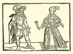 Illustration till The Roxburghe Ballads (träsnitt) av (after) English School
