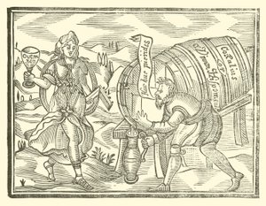Illustration till The Roxburghe Ballads (träsnitt) av (after) English School