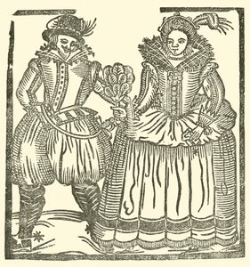 Illustration till The Roxburghe Ballads (träsnitt) av (after) English School