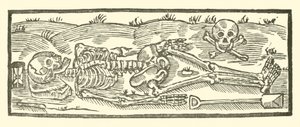 Illustration till The Roxburghe Ballads (träsnitt) av (after) English School